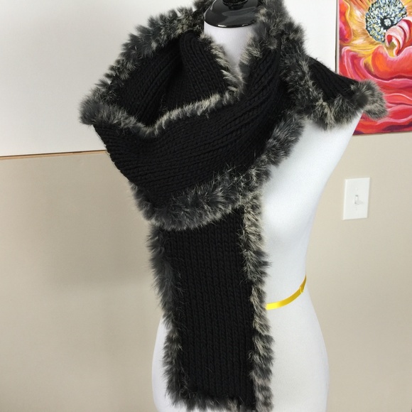 Renee's NYC Accessories - Renee's NYC Black Long Scarf